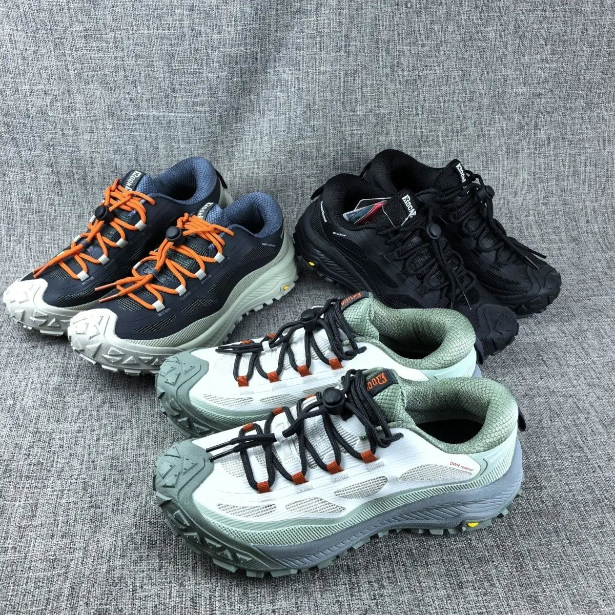 2025 Men's Tactical Hiking Shoes All-Terrain Non-Slip Breathable Thick Sole Mountain Trail Running Outdoor Sneakers