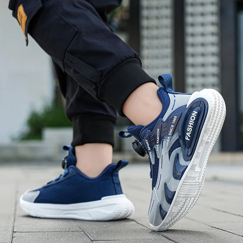 2025 Boys Mesh Sports Shoes Fashion Kids Running Shoes Breathable Girls Sneakers Lightweight Non-slip Children Tenis Shoes