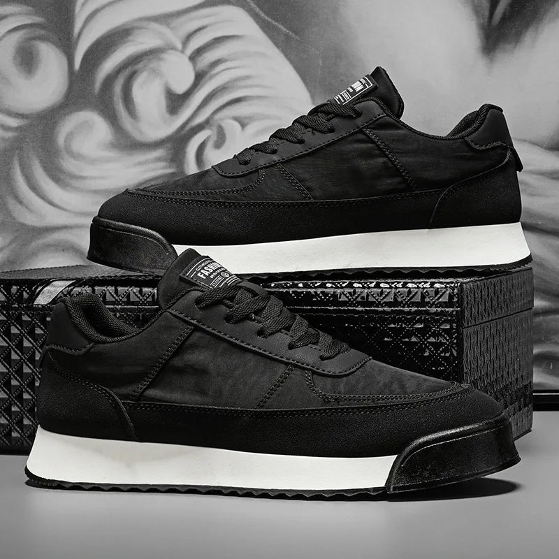 2025 Summer Breathable Casual Shoes Men Harajuku Style Sneaker Fashion Yellow Men's Sneakers  Platform Walking Sports Shoes Men