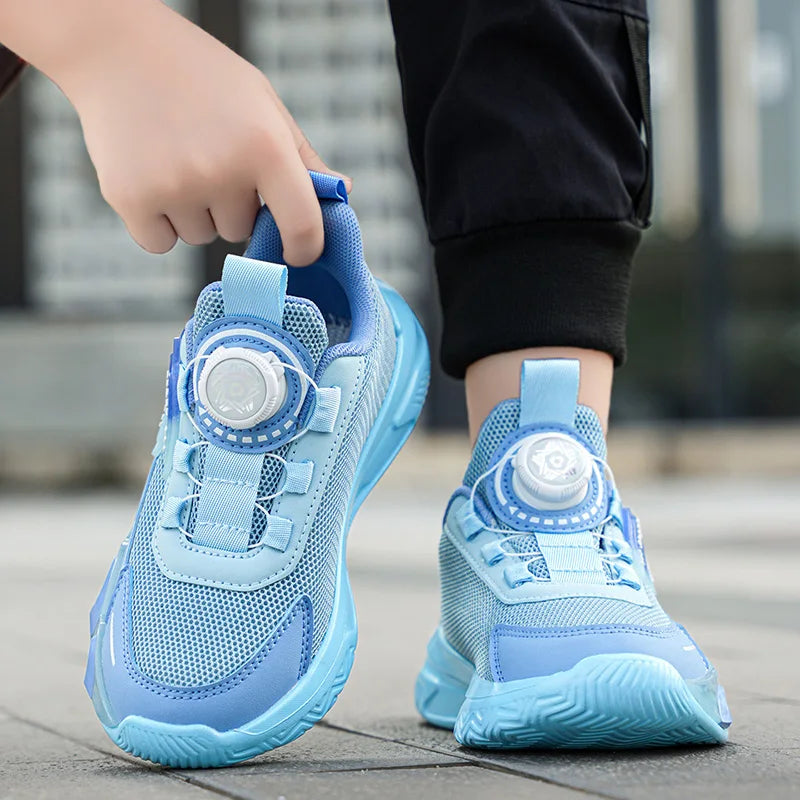 2025 Boys Mesh Sports Shoes Fashion Kids Running Shoes Breathable Girls Sneakers Lightweight Non-slip Children Tenis Shoes