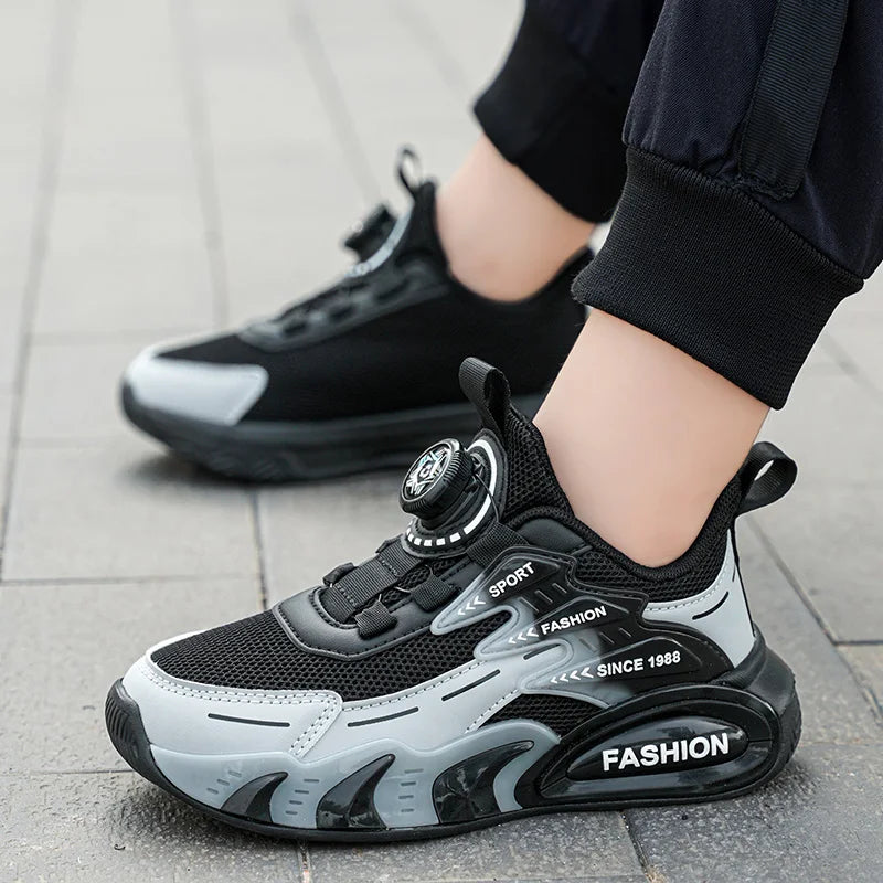 2025 Boys Mesh Sports Shoes Fashion Kids Running Shoes Breathable Girls Sneakers Lightweight Non-slip Children Tenis Shoes